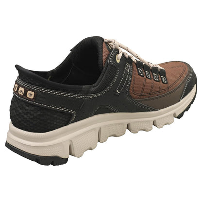 Skechers Slip-Ins Summits Herren Sneaker: Braunes Synthetisches Netzgewebe