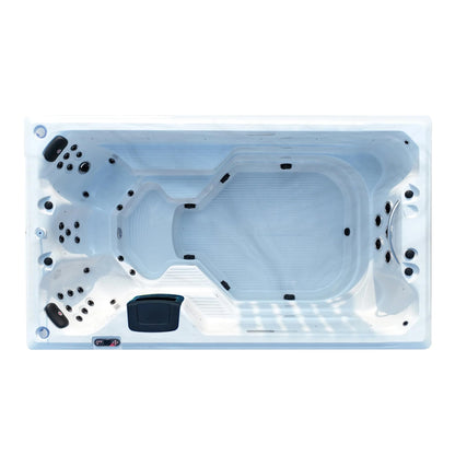 CANADIAN SPA CO. 2025 St. Lawrence Swim Spa (4m) Outdoor Whirlpool for 5 people: LED, music system