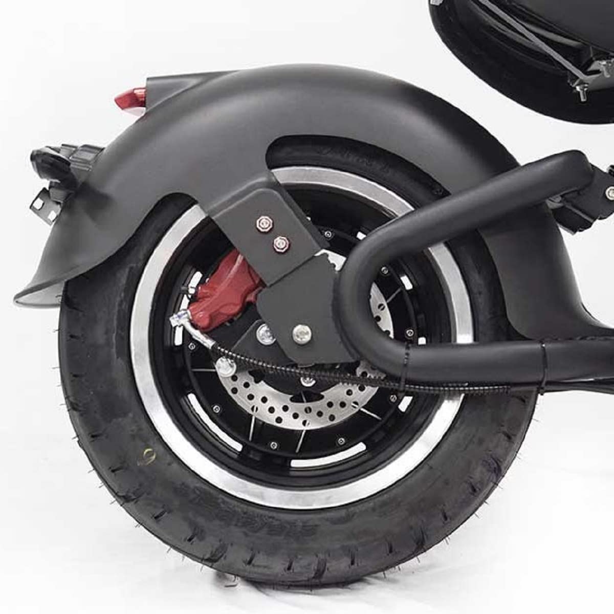 Chopper X9 Plus Elektroroller mit Straßenzulassung: 3000W, 60V/20Ah Lithium-Akku (Schwarz)