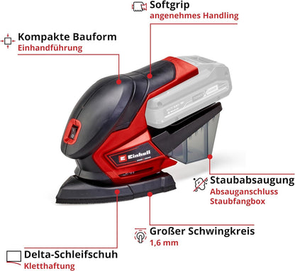 Einhell Akku-Multischleifer (TE-OS 18/150) Li-Solo Power X-Change ohne Akku und Ladegerät