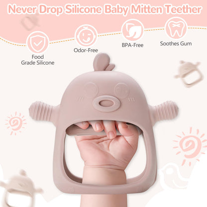 WEST STORY Baby Fruit Sucker, Teething Toy (5x Silicone Suckers in 3 Sizes)