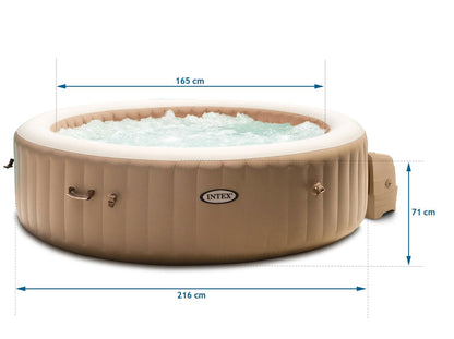 Intex PureSpa '28428' | Aufblasbarer Fiber-Tech™ Whirlpool für 6 Personen