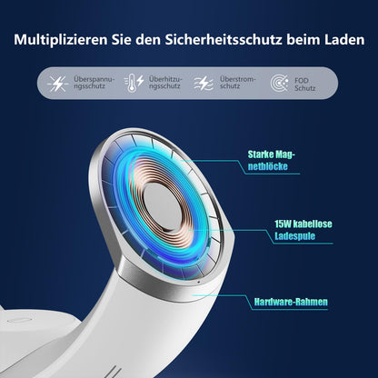 3-in-1 Ladestation mit RGB-Licht für iPhone, Watch & AirPods