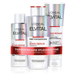 L'Oréal Paris Elvital Bond Repair Pflegeset (3-teilig) zur Haarreparatur mit Pre-Shampoo, Shampoo & Spülung