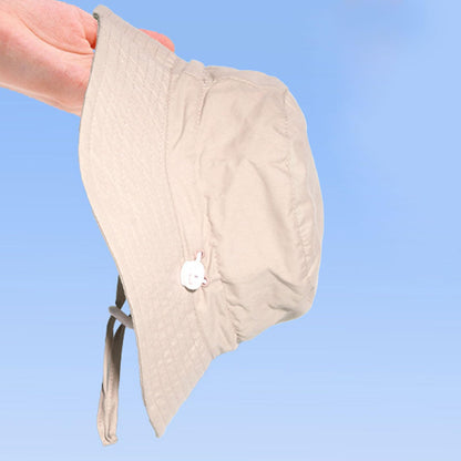Baby and children's sun hat including sunglasses with UV protection (UPF 50+): Ideal for the beach and summer