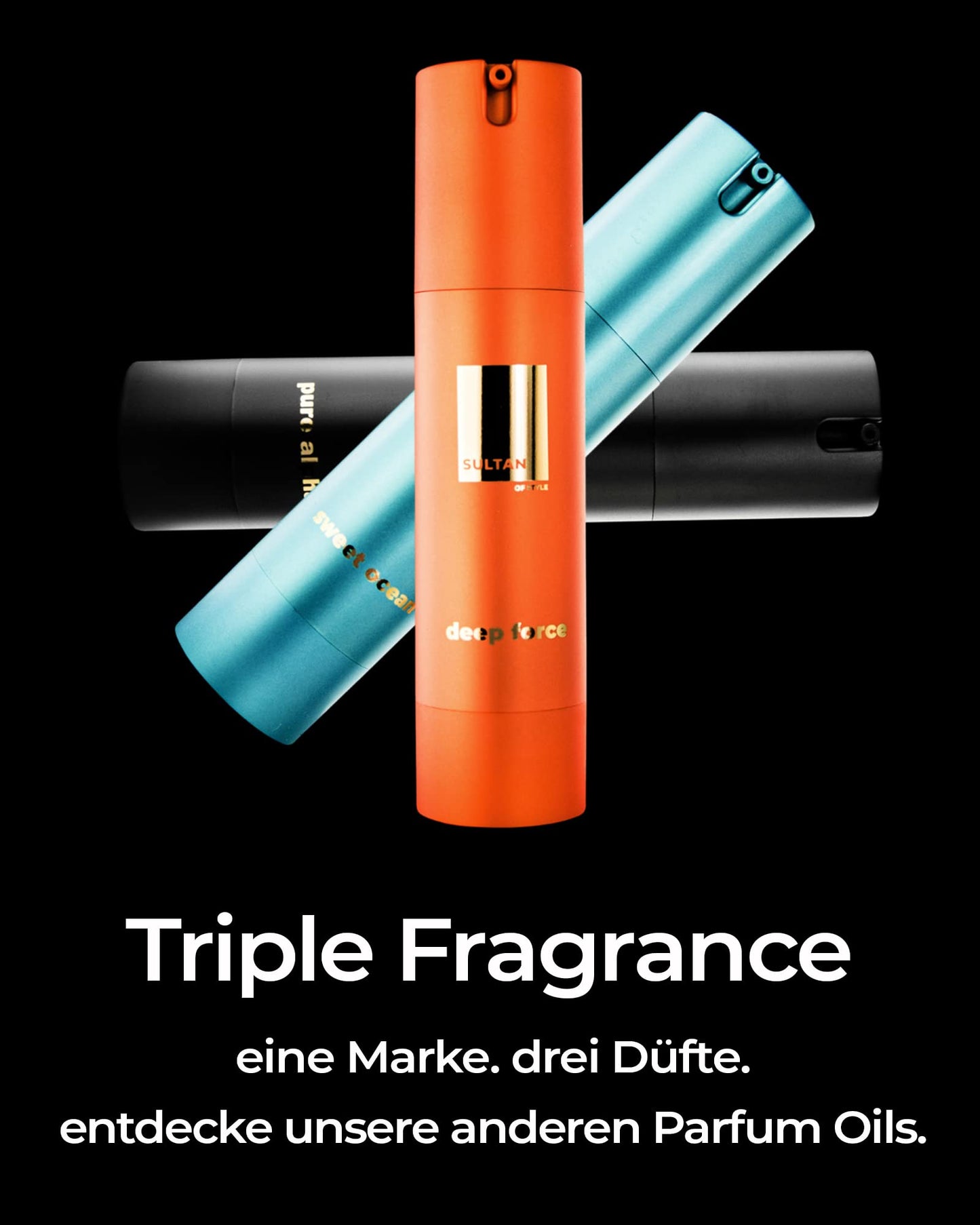 Sultan of Style 'Pure Alpha' Parfum Oil Herren | Würziger & Frischer Duft: 100% Alkoholfrei