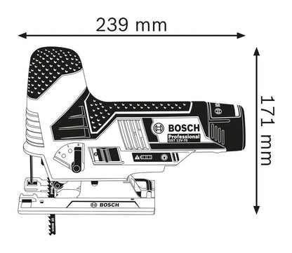 Bosch Professional Akku-Stichsäge GST 12V-70 inkl. 2 Sägeblätter ohne Akku und Ladegerät