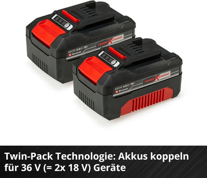 Original Einhell Proactive battery PXC-Twinpack 4.0Ah Power X-Change (Li-Ion, 18V)