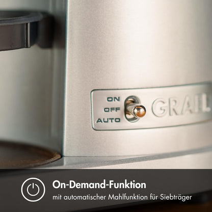 GRAEF (CM800) Electric Coffee Grinder '128W' with aluminum housing | 350g bean container