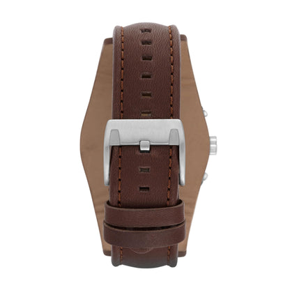 FOSSIL Coachman Chronographenwerk Herrenuhr (44mm) mit Edelstahl- oder Lederarmband