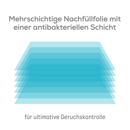 Angelcare Windeleimer Classic XL - Weiß - Geruchssicher & umweltschonend