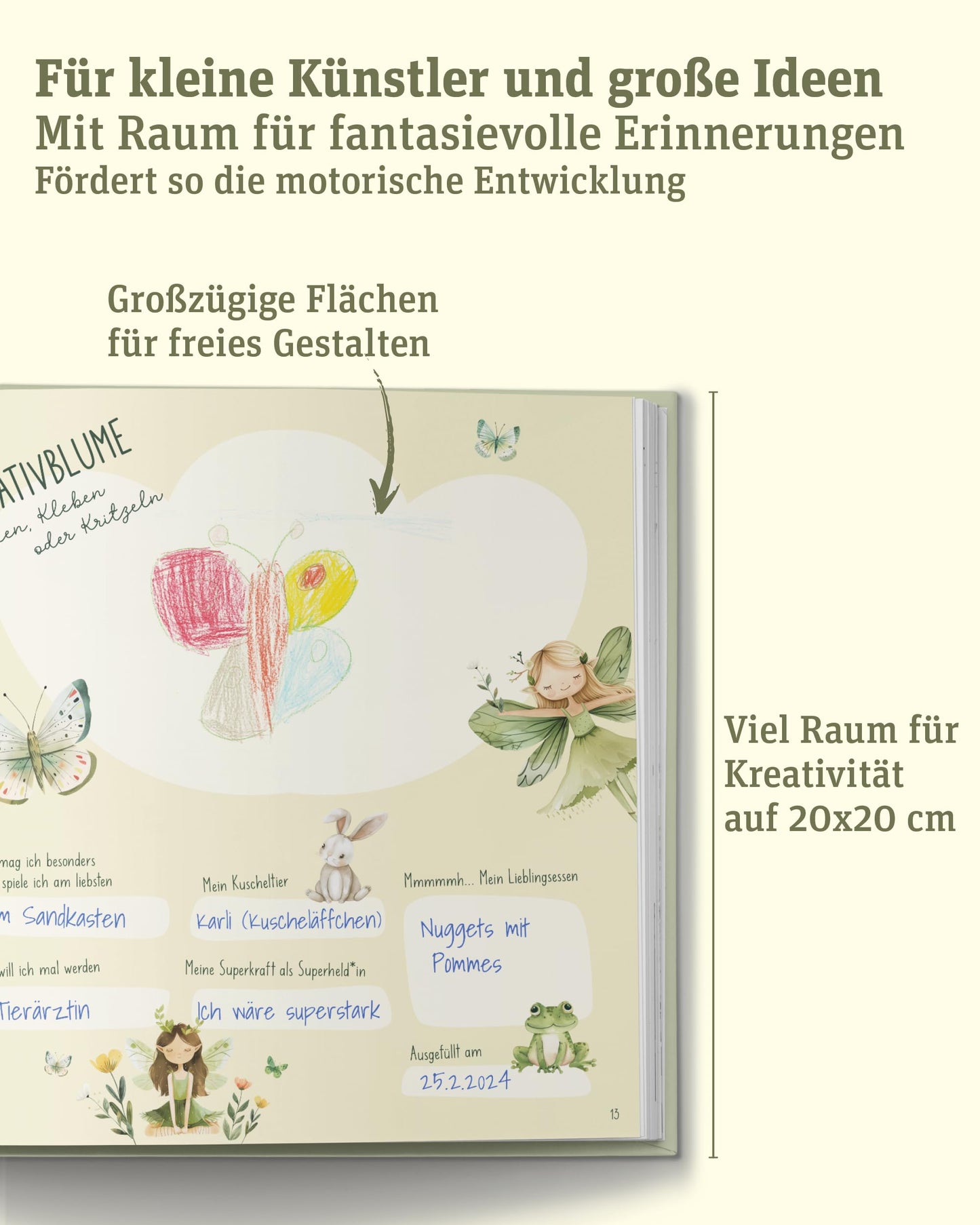 Meine zauberhaften Kindergartenfreunde: Das Freundebuch für Kita-Kinder
