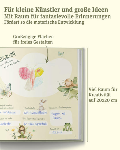 Meine zauberhaften Kindergartenfreunde: Das Freundebuch für Kita-Kinder