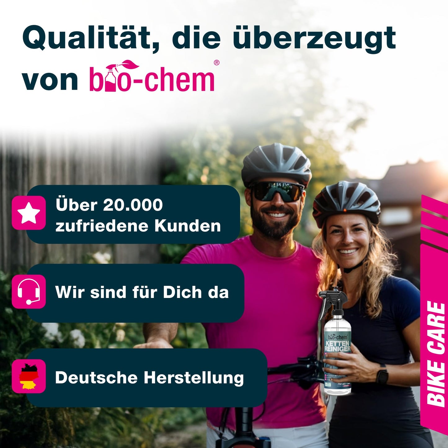 bio-chem All-in-One Fahrrad-Reinigungsset 'PROFI' (7-teilig): Effektiv, Materialschonend