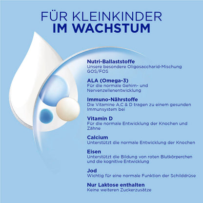 Aptamil Kindermilch 2+ (1x 800g) für Kleinkinder im Wachstum - 43 Portionen à 130ml