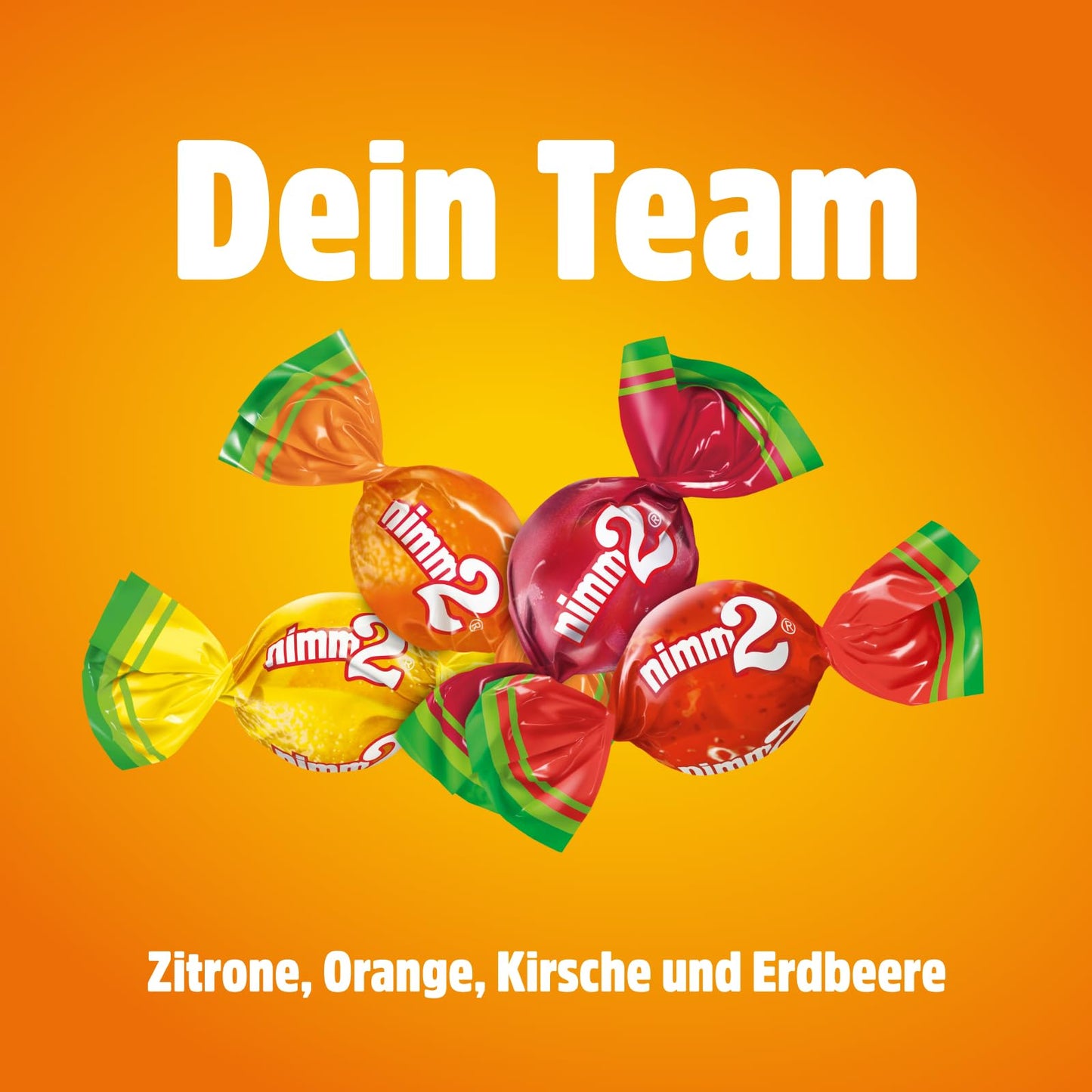 nimm2 Soft (1x 800g Großpackung): Gefüllte Kaubonbons in vier Sorten mit Fruchtsaft und Vitaminen