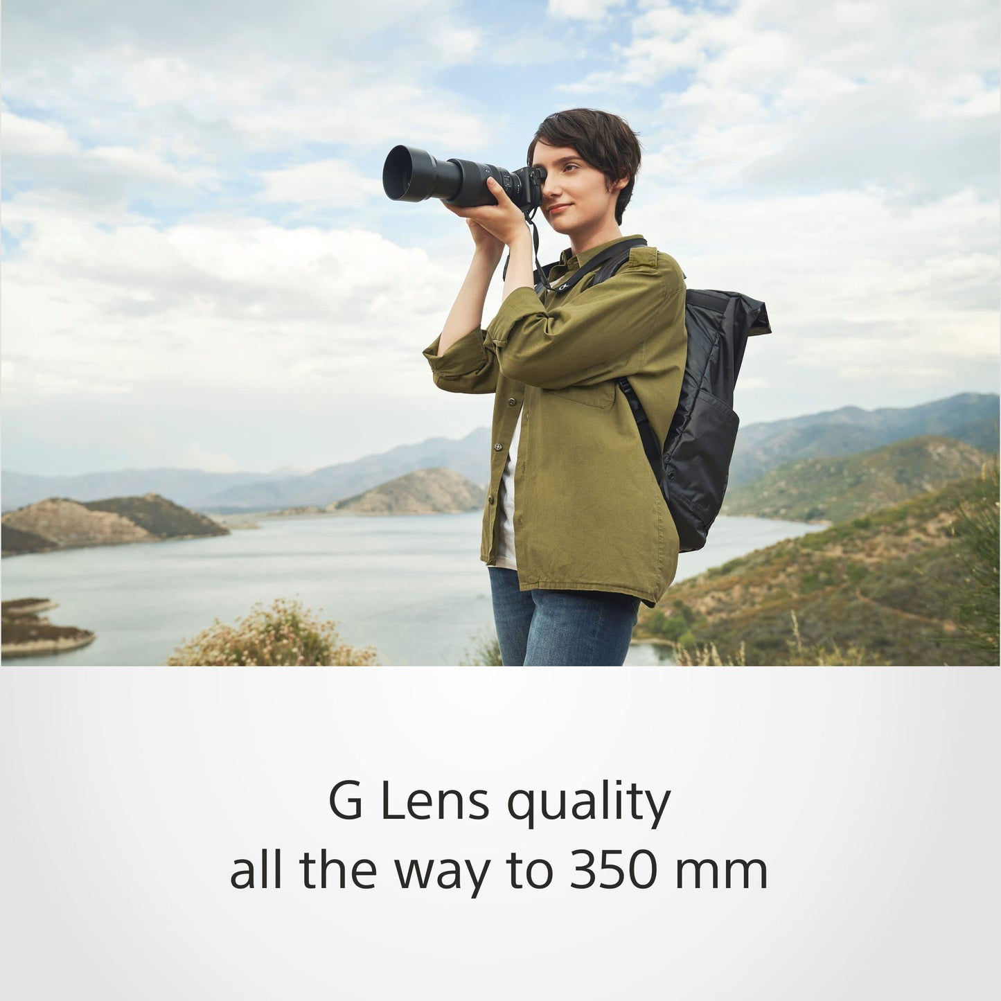 Sony E 70-350mm f/4.5-6.3 G OSS | APS-C, Super Telephoto Zoom Lens (SEL70350G)