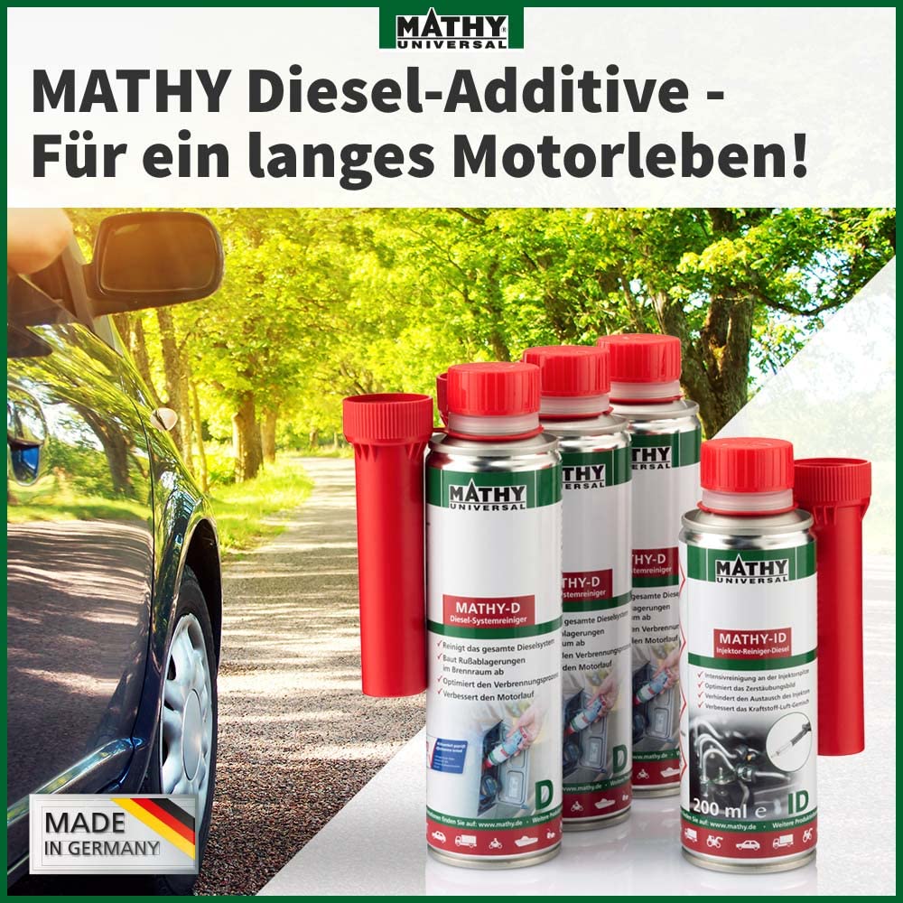 MATHY-ID Universal Injektoren Reiniger Diesel (200ml): Hochwirksames Diesel-Additiv