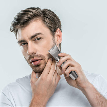 HATTEKER 3-in-1 Profi Haarschneidemaschine mit Barttrimmer, Präzisionstrimmer