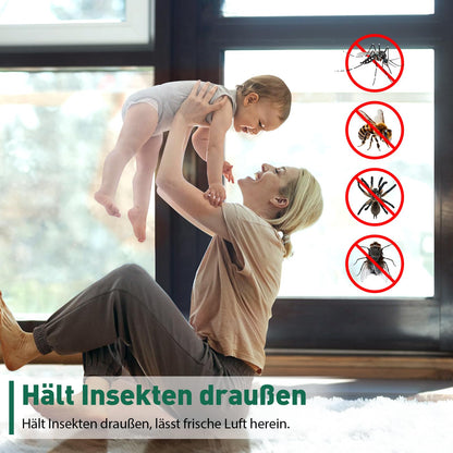 MLEJU Fliegengitter Fenster Magnet | Effektiver Insektenschutz mit einfachem Magnetrahmen