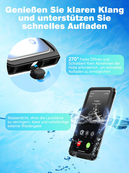 Universal Waterproof Underwater Smartphone Case 'Upgraded' IPX8 up to 6.9 inches
