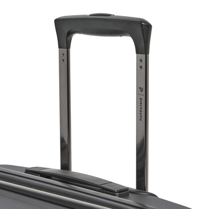 PACTASTIC hard-shell travel suitcase set (3 pieces) with expansion pleat &amp; TSA lock 