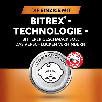Duracell (CR2032) Lithium Knopfzellen 3V (4 Stück), ideal für z.B. Autoschlüssel