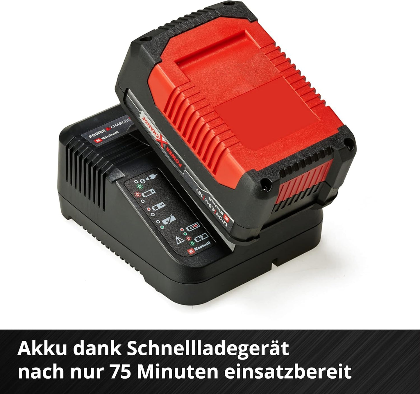 Einhell 18V 4,0 Ah PXC Starter Kit: Power X-Change Akku & Schnellladegerät