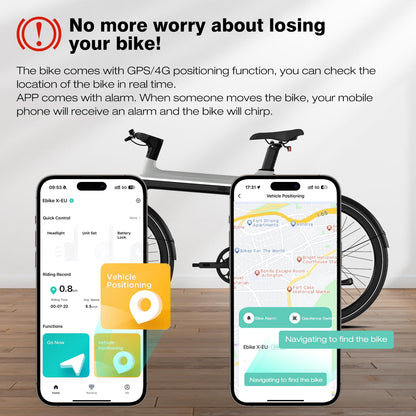HITWAY E-Bike Cityrad 700C Pedelec: 250W, Samsung-Motor mit 345,6Wh Akku, APP