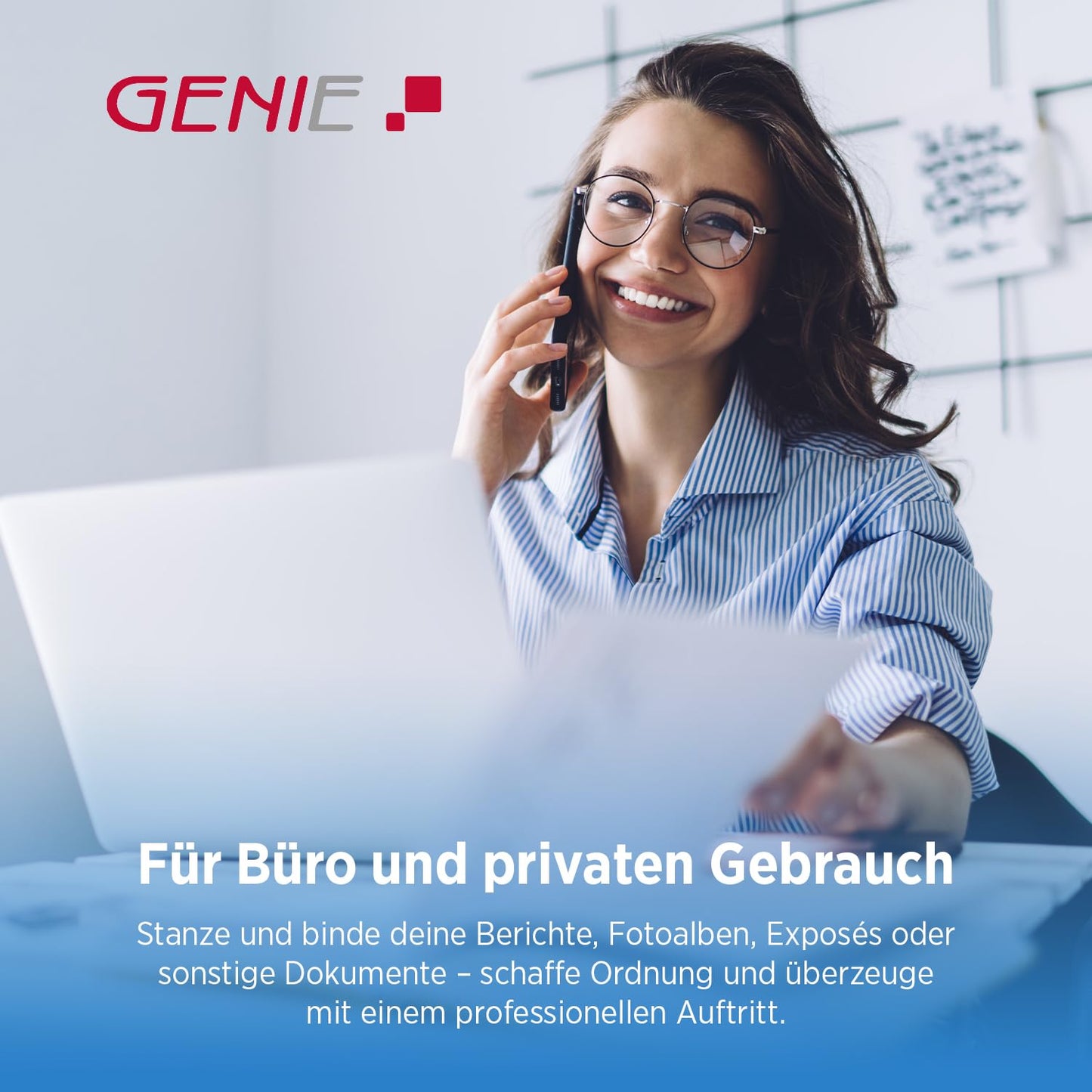 Genie (CB 850) Stanz- & Spiralbindegerät inkl. 75-teiligem Zubehör-Set