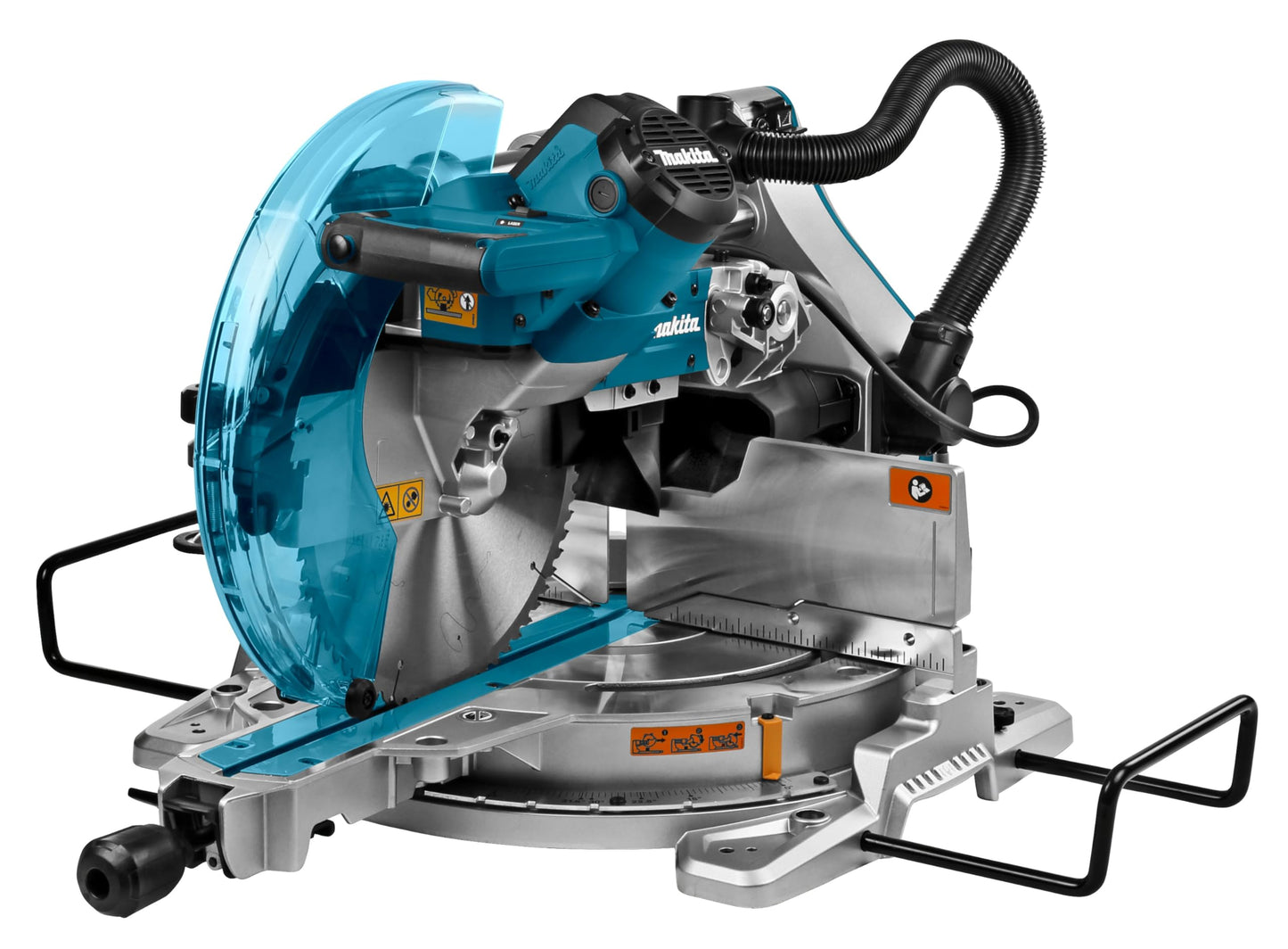 Makita miter saw (LS1219L) with laser guidance &amp; space-saving design: 305mm