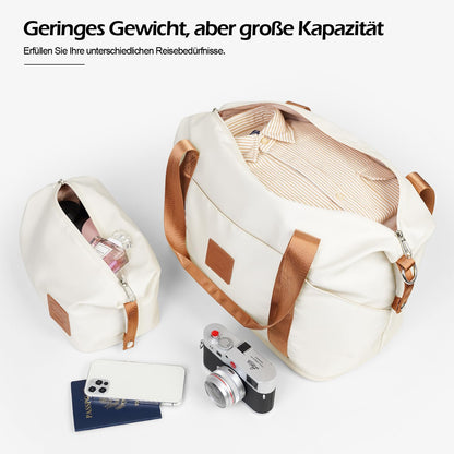 COOLIFE Hartschalen Reisekoffer-Set (6-teilig):ABS, 4 Rollen, TSA-Schloss | Blaubraun