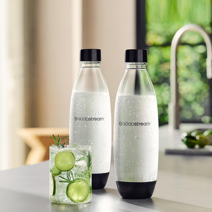 SodaStream 1L FUSE Flaschen (2er-Set) | Spülmaschinengeeignet: BPA-frei