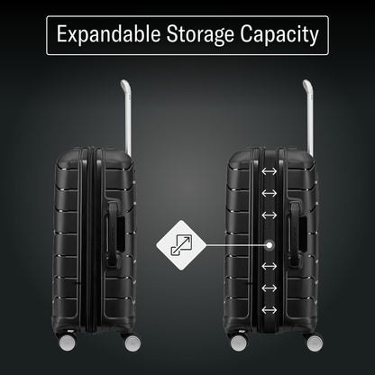 SAMSONITE 'Freeform Hardside' Hartschalen Reisekoffer: Erweiterbar mit Doppeldrehrollen
