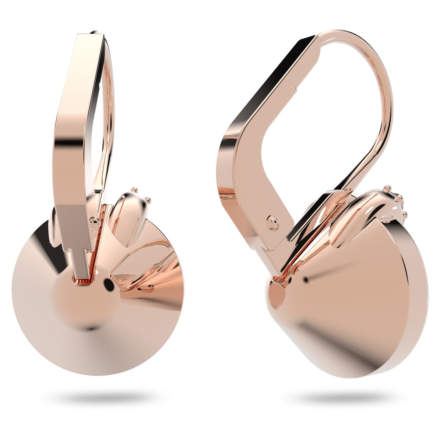 Swarovski Bella V Drop earrings with rose gold alloy layer
