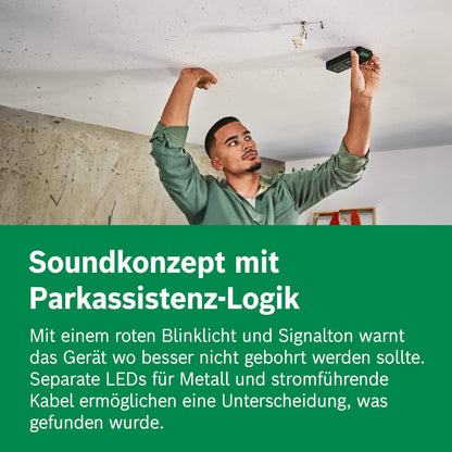 Bosch Ortungsgerät 'Truvo der 2. Generation' mit Ein-Knopf-Bedienung: Wandscanner bis 70mm