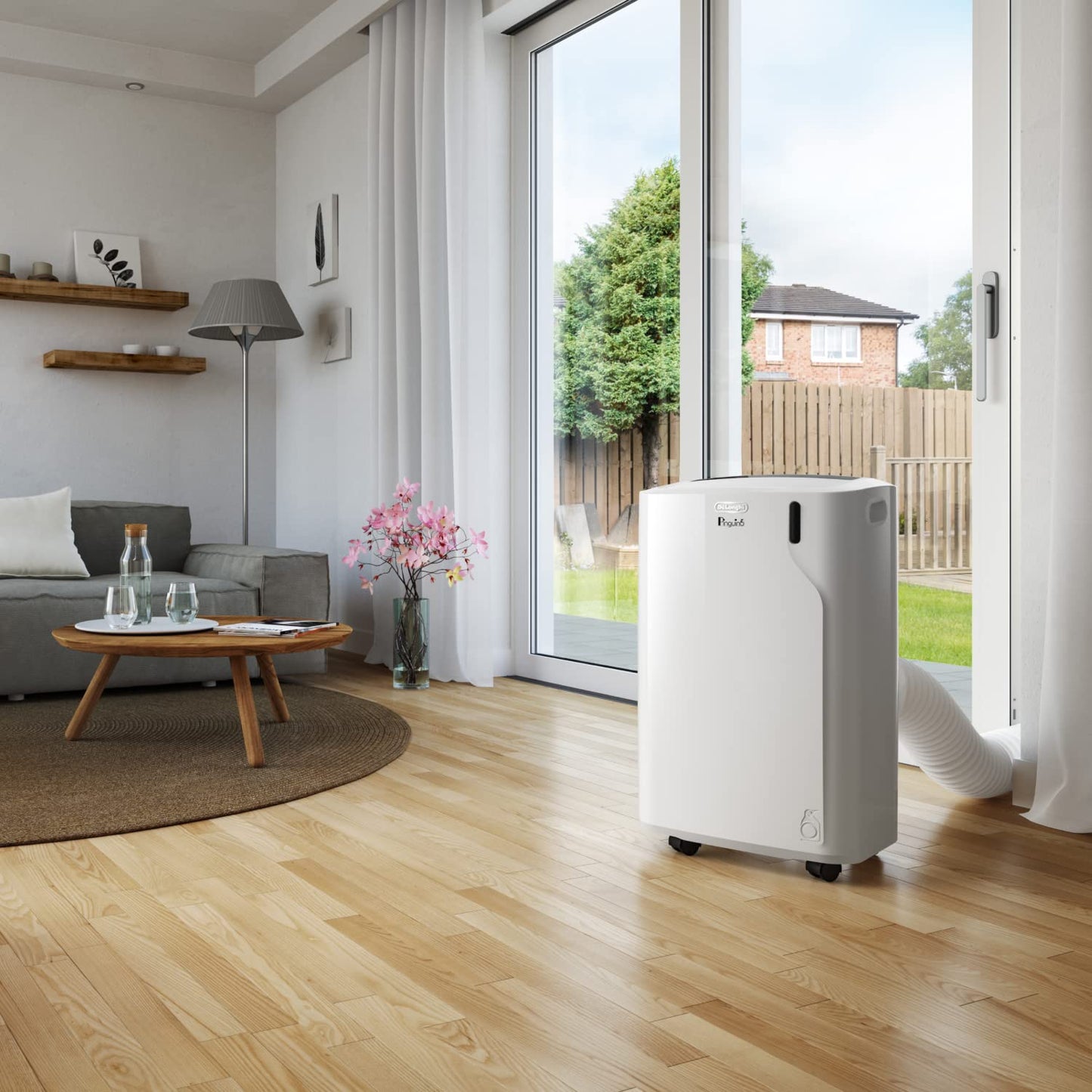 De'Longhi 'Pinguino' (PAC EM82) Mobile Klimaanlage für Räume bis zu 80m³ | 9.400 BTU, 2,4 kW