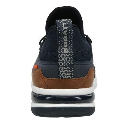 bugatti Low-Top Herren Sneaker mit Wechselfußbett in Dunkelblau (4100)