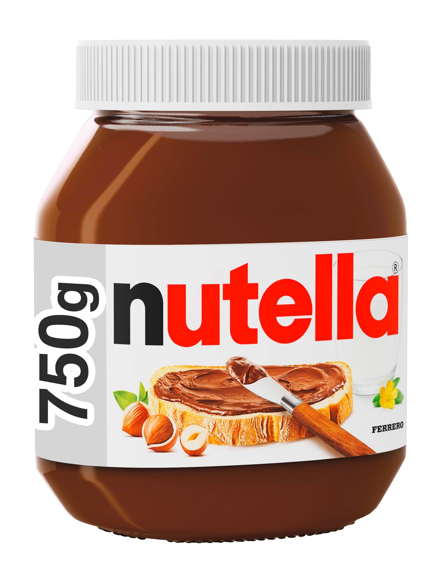 nutella Nuss-Nugat-Creme als Aufstrich oder für leckere Rezepte (1x 750g)