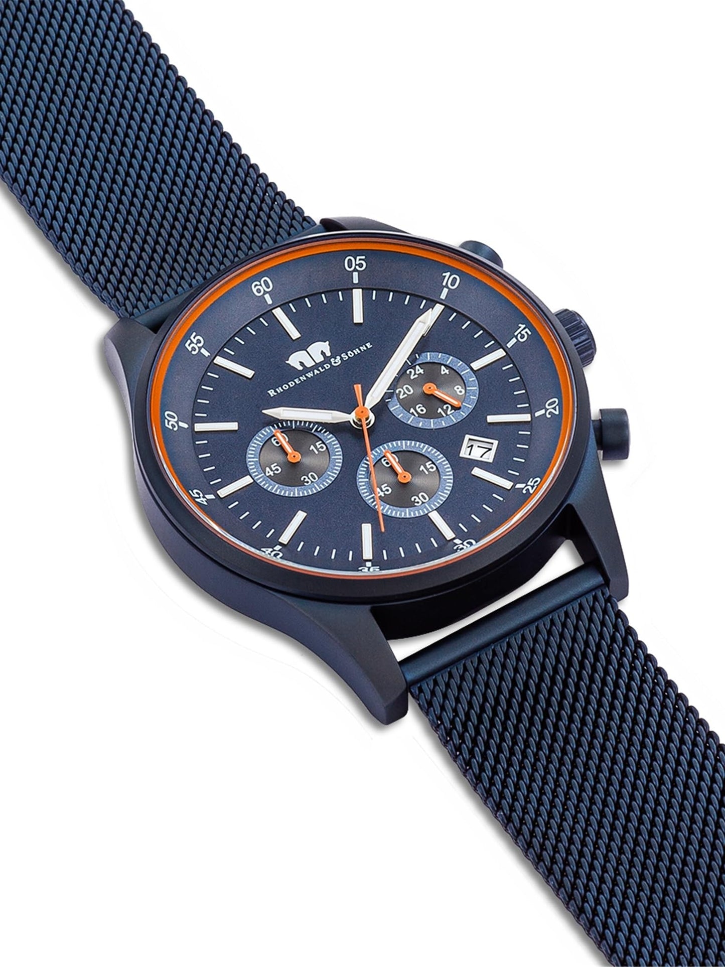 Rhodenwald & Söhne Chronograph Herrenuhr (10010358) mit Edelstahl-Armband