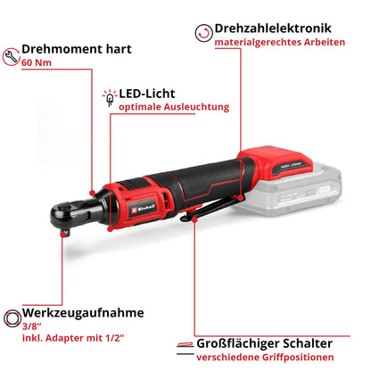 Einhell Akku-Ratschenschrauber (TE-RW 18/60) Li-Solo Power X-Change ohne Akku