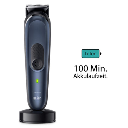 BRAUN (MGK7410) All-In-One Beard Care Body Groomer Set with Nose Hair Trimmer: Waterproof