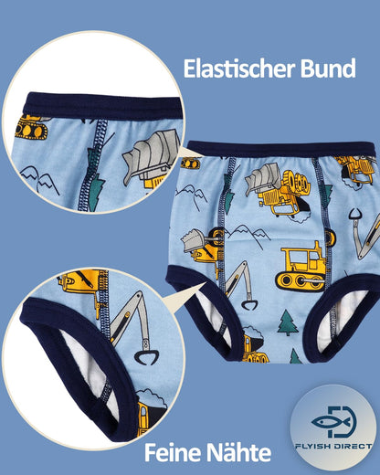 FLYISH DIRECT 6x Töpfchen Trainingshose (Unisex): Auslaufsicher, OEKO-TEX zertifiziert