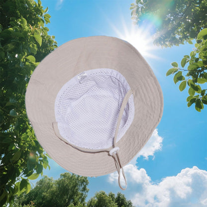 Baby and children's sun hat including sunglasses with UV protection (UPF 50+): Ideal for the beach and summer