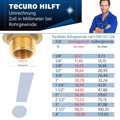 tecuro Waschgeräte-Doppelanschluss für Trockner und Waschmaschine: Einfache Installation