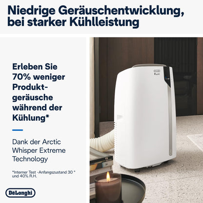 De'Longhi 'Pinguino PAC EX93' Klimagerät mit Abluftschlauch: Whisper Technology