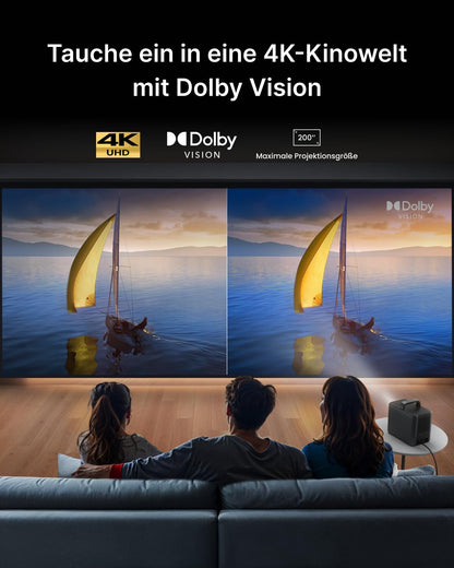 NEBULA Cosmos 4K SE Smart Beamer: Dolby Vision-Projektor mit Google TV, Ultra HD-Dekodierung
