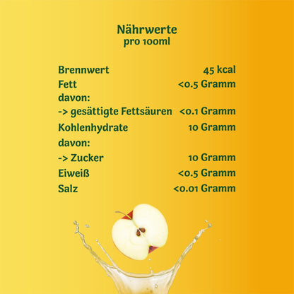 Pfanner 100% vitaminreicher Apfelsaft (8x 1 Liter): ohne Zuckerzusatz