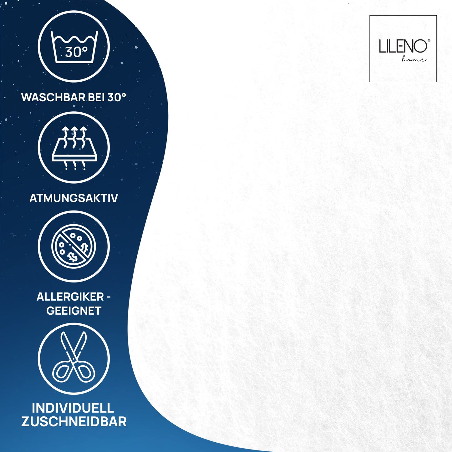 LILENO HOME Mattress Anti-Slip Mat for Slatted Frame: Thin Underlay for Mattress, Washable