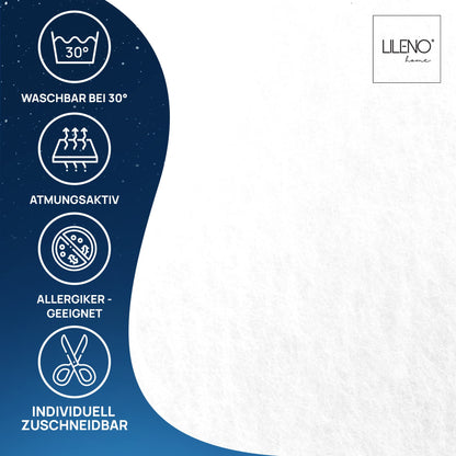 LILENO HOME Mattress Anti-Slip Mat for Slatted Frame: Thin Underlay for Mattress, Washable